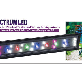 FULL SPECTRUM 24"  LED Light Lumens: 944  Lux: 2210  Watts: 20