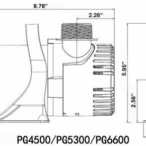 PG 6600 PUMP  115V 60 Hz 6,600 gph