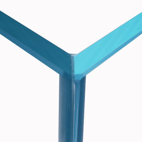 6 Gallon Long 45° Degree Low Iron Ultra Clear Bookshelf Aquarium 5mm Glass - 29.92" x 5.90" x 7.87"