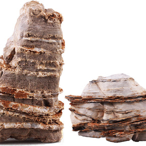 Pagoda Crema Textured Stone - 44 Lbs box of SMALL size stones